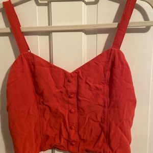 Abercrombie pink tank top